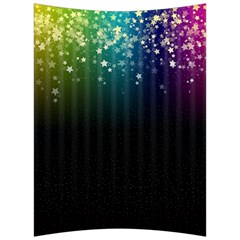 Colorful Space Rainbow Stars Back Support Cushion