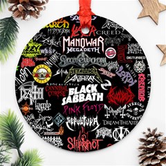 Metal Bands College Ornament (Round)