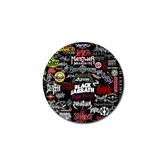 Metal Bands College Golf Ball Marker (4 pack)