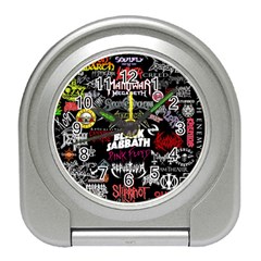 Metal Bands College Travel Alarm Clocks