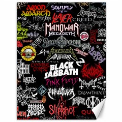 Metal Bands College Canvas 36  x 48  