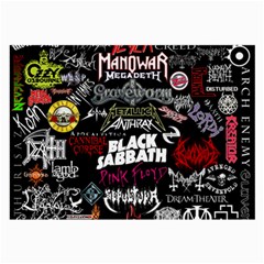 Metal Bands College Large Glasses Cloth