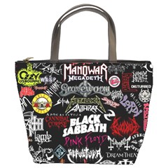 Metal Bands College Bucket Bags