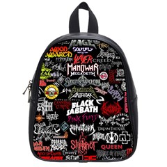 Metal Bands College School Bag (Small)