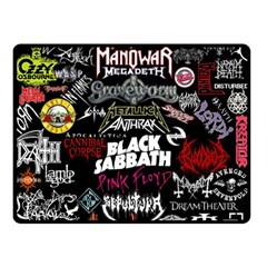 Metal Bands College Fleece Blanket (Small)