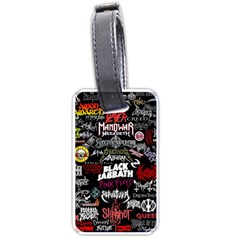 Metal Bands College Luggage Tags (One Side) 