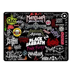 Metal Bands College Double Sided Fleece Blanket (Small) 