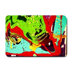 Untitled Island 6 Small Doormat  by bestdesignintheworld