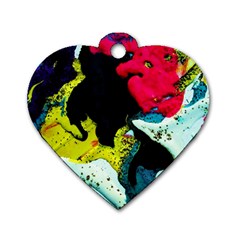 Buffalo Vision Dog Tag Heart (one Side) by bestdesignintheworld