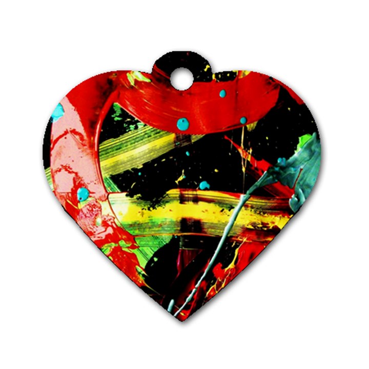 Enigma 1 Dog Tag Heart (Two Sides)