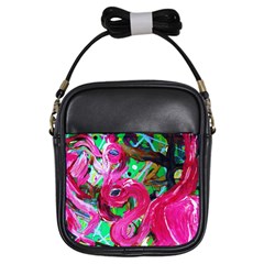 Flamingo   Child Of Dawn 1 Girls Sling Bags by bestdesignintheworld