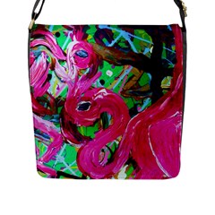 Flamingo   Child Of Dawn 1 Flap Messenger Bag (l)  by bestdesignintheworld