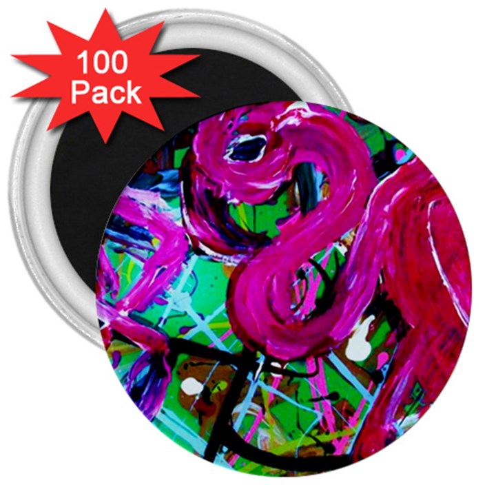 Flamingo   Child Of Dawn 2 3  Magnets (100 pack)