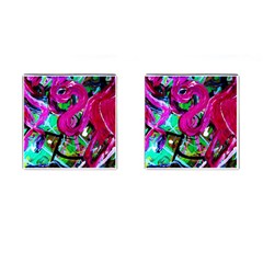 Flamingo   Child Of Dawn 2 Cufflinks (square) by bestdesignintheworld