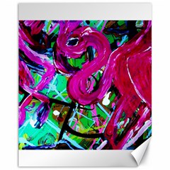 Flamingo   Child Of Dawn 2 Canvas 11  X 14   by bestdesignintheworld