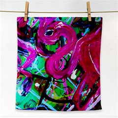 Flamingo   Child Of Dawn 2 Face Towel by bestdesignintheworld