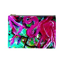 Flamingo   Child Of Dawn 2 Cosmetic Bag (large)  by bestdesignintheworld