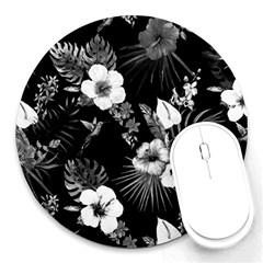 Tropical Pattern Round Mousepads by Valentinaart