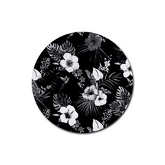 Tropical Pattern Rubber Round Coaster (4 Pack)  by Valentinaart