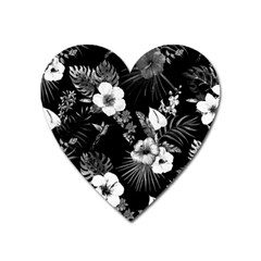 Tropical Pattern Heart Magnet by Valentinaart