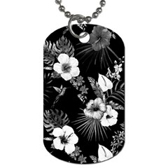 Tropical Pattern Dog Tag (one Side) by Valentinaart