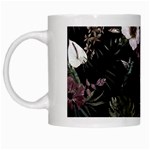 Tropical pattern White Mugs Left