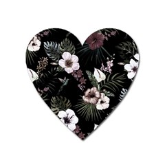 Tropical Pattern Heart Magnet by Valentinaart