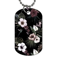 Tropical Pattern Dog Tag (one Side) by Valentinaart