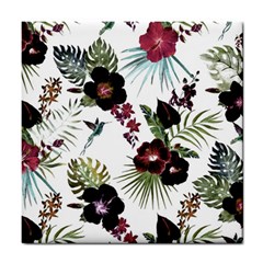 Tropical Pattern Tile Coasters by Valentinaart