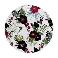 Tropical Pattern Ornament (round) by Valentinaart