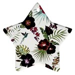 Tropical pattern Ornament (Star) Front