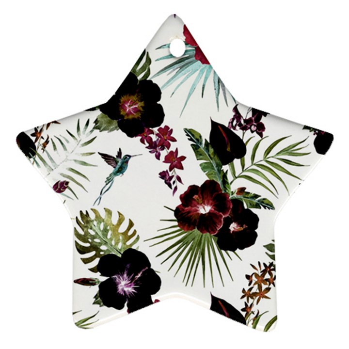 Tropical pattern Ornament (Star)