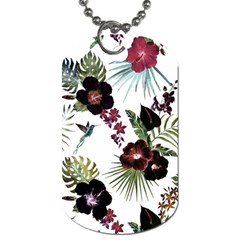 Tropical Pattern Dog Tag (two Sides) by Valentinaart