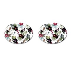 Tropical Pattern Cufflinks (oval) by Valentinaart