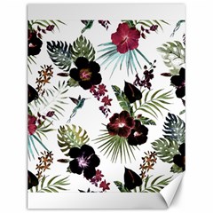 Tropical Pattern Canvas 12  X 16  