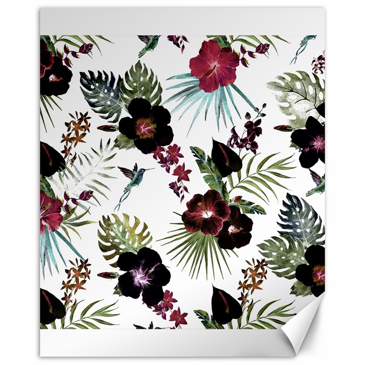 Tropical pattern Canvas 16  x 20  