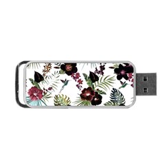 Tropical Pattern Portable Usb Flash (one Side) by Valentinaart