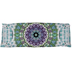 Hearts In A Decorative Star Flower Mandala Body Pillow Case (dakimakura) by pepitasart