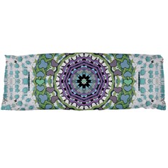 Hearts In A Decorative Star Flower Mandala Body Pillow Case Dakimakura (two Sides) by pepitasart