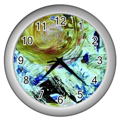 June Gloom 6 Wall Clocks (silver)  by bestdesignintheworld