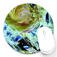 June Gloom 6 Round Mousepads by bestdesignintheworld