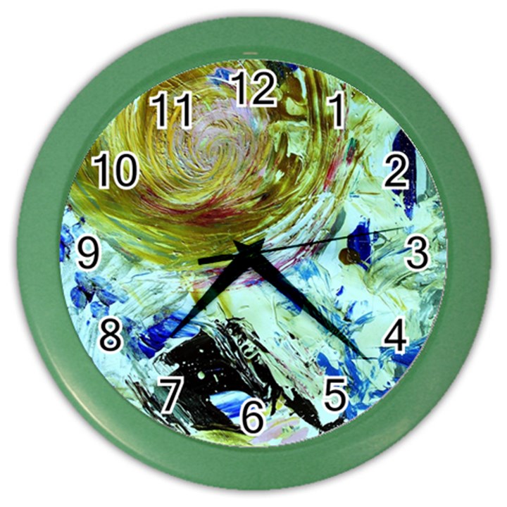 June Gloom 6 Color Wall Clocks