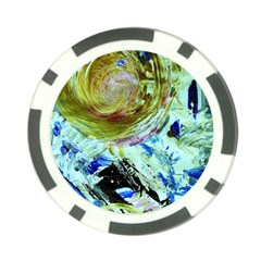 June Gloom 6 Poker Chip Card Guard by bestdesignintheworld