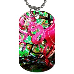 Flamingo   Child Of Dawn 9 Dog Tag (one Side) by bestdesignintheworld