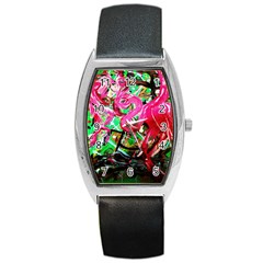 Flamingo   Child Of Dawn 9 Barrel Style Metal Watch by bestdesignintheworld