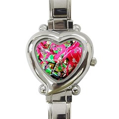 Flamingo   Child Of Dawn 9 Heart Italian Charm Watch by bestdesignintheworld