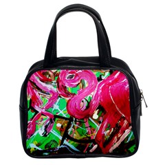 Flamingo   Child Of Dawn 9 Classic Handbags (2 Sides) by bestdesignintheworld