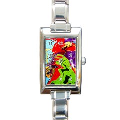 Untitled Island 5 Rectangle Italian Charm Watch by bestdesignintheworld