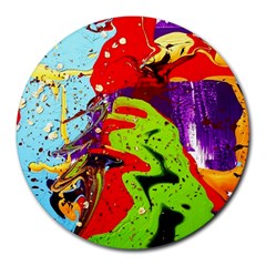 Untitled Island 5 Round Mousepads by bestdesignintheworld