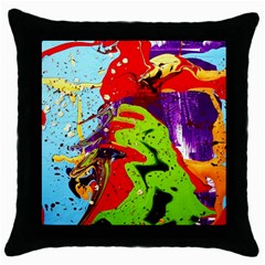 Untitled Island 5 Throw Pillow Case (black) by bestdesignintheworld